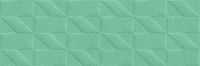 Плитка Outfit Turquoise Struttura Tetris 3D 25x76