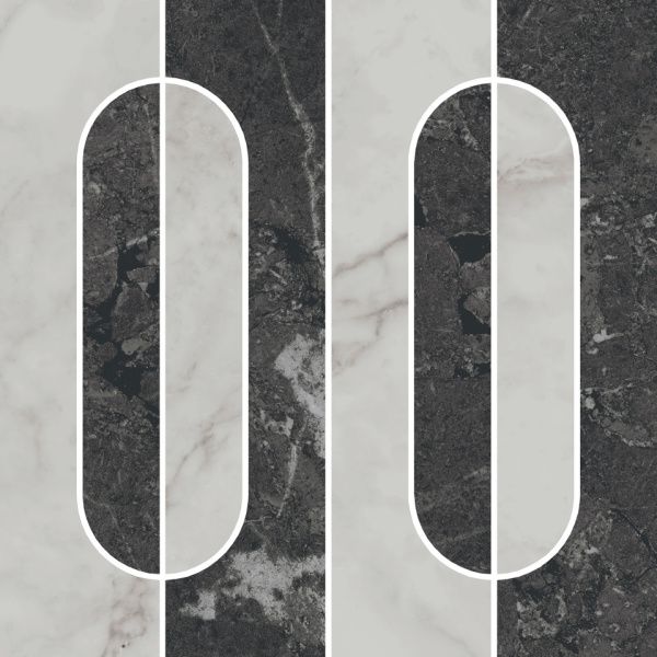 Декор Тубкаль наборный матовый обрезной 30x30x0,9