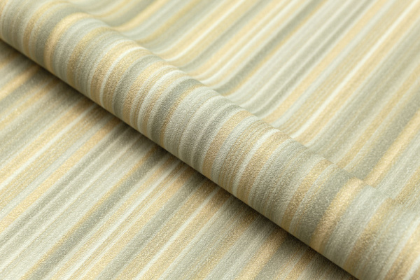 Обои виниловые на флизелиновой основе Фреш мотив, зелёный, полоса