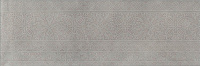 Декор Каталунья серый обрезной 30х89,5