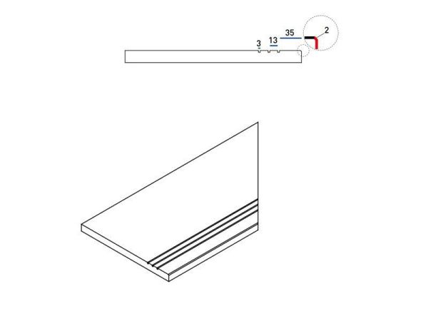 Бортик Миллениум Сильвер пр. грип 30х60