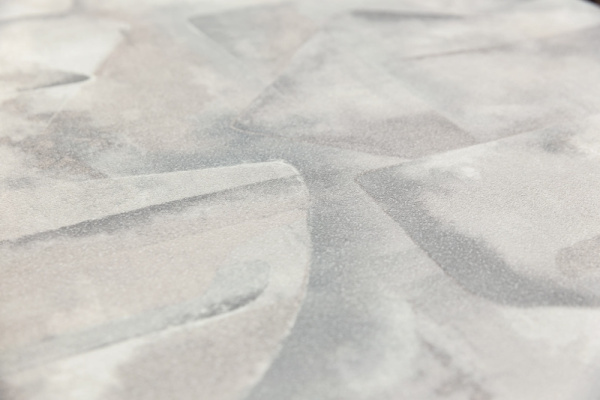 Обои виниловые на флизелиновой основе Фреш мотив, серый-бежевый, абстракция