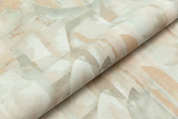 Обои виниловые на флизелиновой основе Фреш мотив, зелёный, абстракция