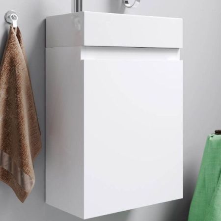 Тумба под раковину Aqwella Леон-МР 40 Ln-MP.01.04/W, белый
