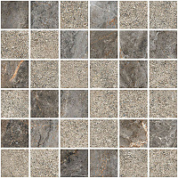 Мозаика Marble-Stone Тауп Матовый-Лаппато Ректификат (5х5) 30х30