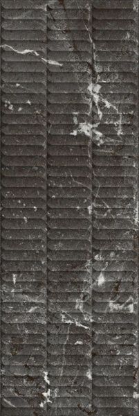 Тубкаль чёрный глянцевый структура обрезной 30x89,5x1,05