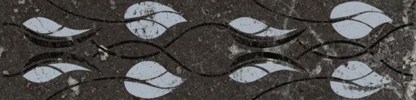 Бордюр Тубкаль чёрный глянцевый обрезной 30x7,2x0,9