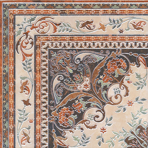 Декор Мраморный дворец ковёр угол лаппатированный 40,2х40,2