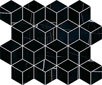 Декор Греппи черный мозаичный 37,5х45