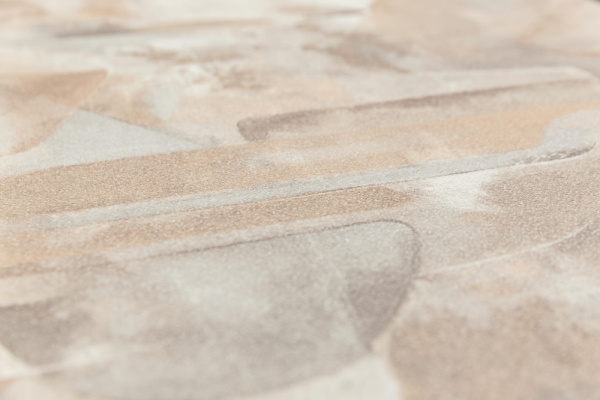 Обои виниловые на флизелиновой основе Фреш мотив, бежевый, абстракция