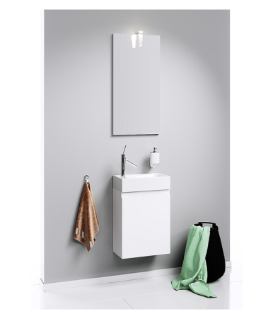 Тумба под раковину Aqwella Леон-МР 40 Ln-MP.01.04/W, белый