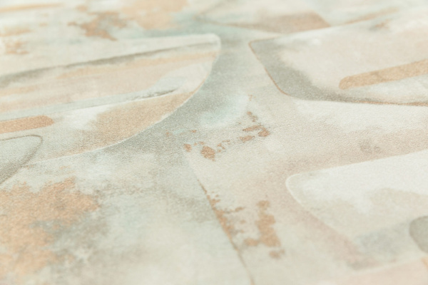 Обои виниловые на флизелиновой основе Фреш мотив, зелёный, абстракция