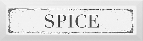 Декор Spice чёрный 8,5х28,5